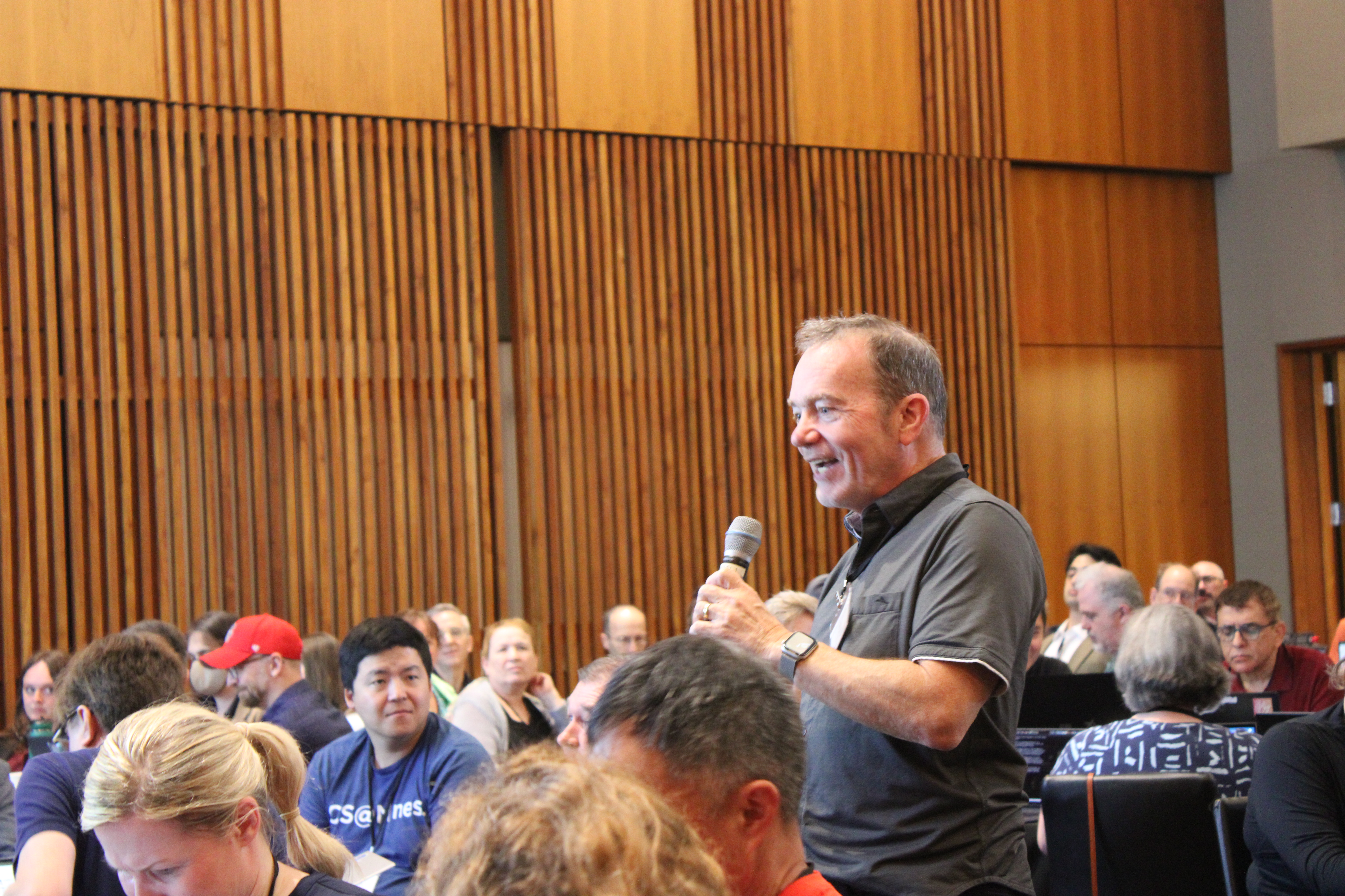 Bill Pugh speaks at the workshop
